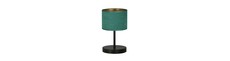 Hilde LN1 Sort/Grøn bordlampe - Ø20 cm, E27, 230V, uden lyskilde