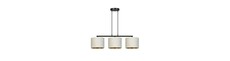 Hilde 3 Sort/Hvid pendellampe - Ø20 cm, E27, 230V, uden lyskilde