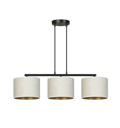 Hilde 3 Sort/Hvid pendellampe - Ø20 cm, E27, 230V, uden lyskilde