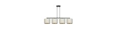 Hilde 4 Sort/Hvid pendellampe - Ø20 cm, E27, 230V, uden lyskilde