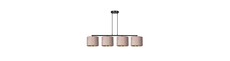 Hilde 4 Sort/Rosa pendellampe - Ø20 cm, E27, 230V, uden lyskilde