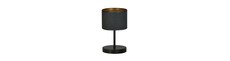 Hilde LN1 Sort bordlampe - Ø20 cm, E27, 230V, uden lyskilde
