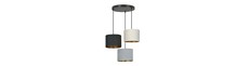 Hilde 3 Sort Premium Mix pendellampe - Ø20 cm, E27, 230V, uden lyskilde