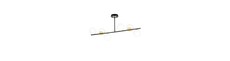Floki 6 Sort/Guld loftslampe - Ø15 cm, E14, 230V, uden lyskilde