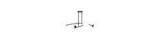 Halldor 4 Sort loftslampe - Ø15 cm, E14, 230V, uden lyskilde