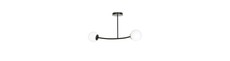 Halldor 2 Sort loftslampe - Ø15 cm, E14, 230V, uden lyskilde