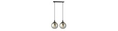 Cosmo 2 Sort/Grafit pendellampe - Ø14 cm, E14, 230V, uden lyskilde