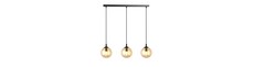 Cosmo 3 Sort/Rav pendellampe - Ø14 cm, E14, 230V, uden lyskilde