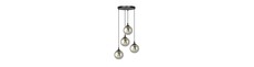 Cosmo 4 Sort Premium Grafit pendellampe - Ø14 cm, E14, 230V, uden lyskilde
