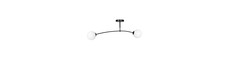 Pregos 2 Sort loftslampe - Ø15 cm, E14, 230V, uden lyskilde