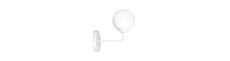 Pregos K1 Hvid væglampe - Ø15 cm, E14, 230V, uden lyskilde