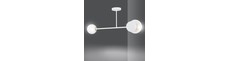 Minerva 2 Hvid loftslampe - Ø15 cm, E27, 230V, uden lyskilde
