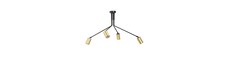 Verno 4 Sort loftslampe - GU10, 230V, uden lyskilde