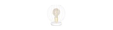 Albio LN1 Hvid bordlampe - E27, 230V, uden lyskilde