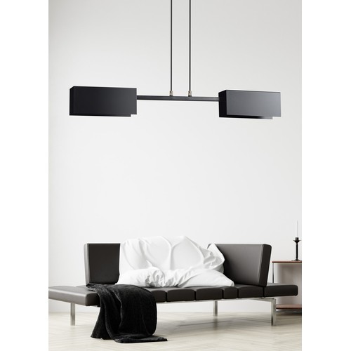 Tolos 2 Sort pendellampe - E27, 230V, uden lyskilde