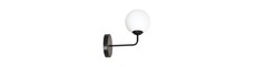 Selbi K1 Sort væglampe - Ø15 cm, E14, 230V, uden lyskilde