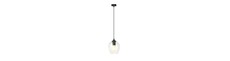 Istar 1 Sort/Transparent pendellampe - Ø14 cm, E27, 230V, uden lyskilde