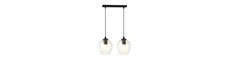 Istar 2 Sort/Transparent pendellampe - Ø14 cm, E27, 230V, uden lyskilde