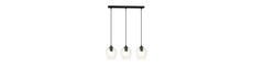 Istar 3 Sort/Transparent pendellampe - Ø14 cm, E27, 230V, uden lyskilde