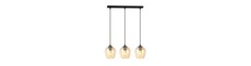 Istar 3 Sort/Rav pendellampe - Ø14 cm, E27, 230V, uden lyskilde