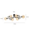 Brendi 6A Sort/Rav loftslampe - Ø14 cm, E14, 230V, uden lyskilde