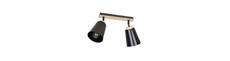 Atlas 2 Sort loftslampe - E27, 230V, uden lyskilde
