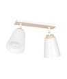 Atlas 2 Hvid loftslampe - E27, 230V, uden lyskilde