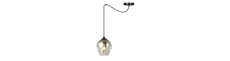 Level 1 Sort/Grafit pendellampe - Ø14 cm, E27, 230V, uden lyskilde
