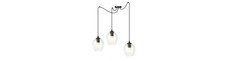 Level 3 Sort/Transparent pendellampe - Ø14 cm, E27, 230V, uden lyskilde