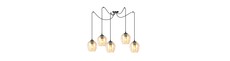 Level 5 Sort/Rav pendellampe - Ø14 cm, E27, 230V, uden lyskilde