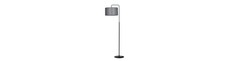 Trapo LP1 Sort/Grå gulvlampe - Ø35 cm, E27, 230V, uden lyskilde
