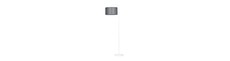 Trapo LP1 Hvid/Grå gulvlampe - Ø35 cm, E27, 230V, uden lyskilde