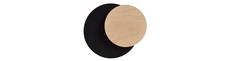 Circle 1A Sort væglampe - G9, 230V, uden lyskilde