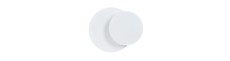 Circle 1C Hvid væglampe - G9, 230V, uden lyskilde