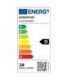 RESTSALG - Aigostar E5 LED panel 60x60 i 4000K, 32W, 3.840Lm - hvid ramme