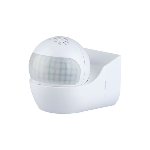 PIR vægsensor, IP44 - Bevægeligt hoved, maks: 400W LED