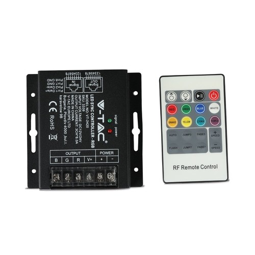 288W LED RGB Controller - 20 taster RF fjernbetjening