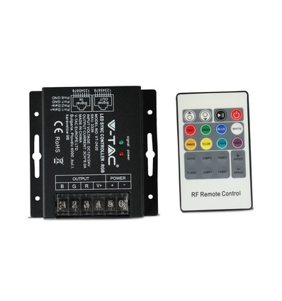 288W LED RGB Controller - 20 taster RF fjernbetjening