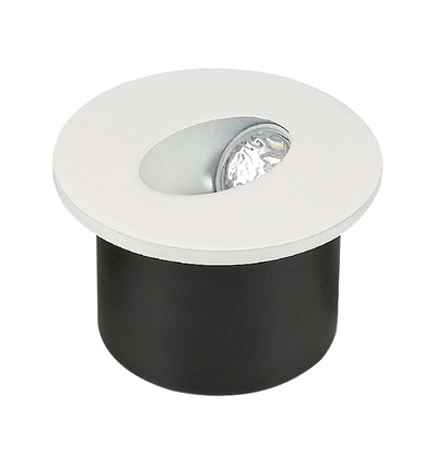 3W Trinlys - LED, 4000K, rundt