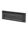 3W LED trappelys - IP65, sort, rektangulær, 4000K, 110lm