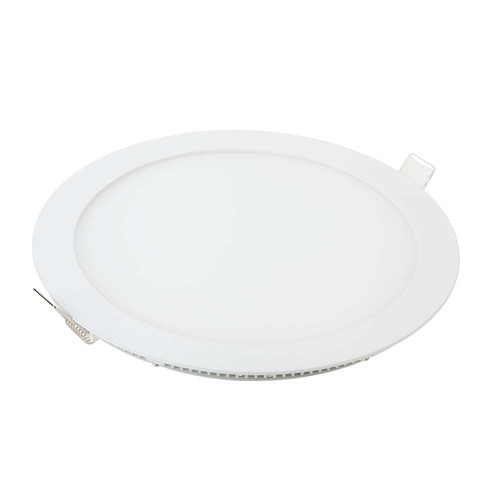 12W LED Premium Panel - 6400K, Rund