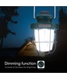Genopladelige LED campinglampe, 5W - IP44, dæmpbar, justerbar CCT, USB-C
