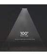 V-Tac 100W LED gadelampe - Samsung chip, Ø60mm, IP65