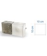 Outlet: LED Sten Til Belægning (100x100x60 mm) i 3000K, 24V, IP67