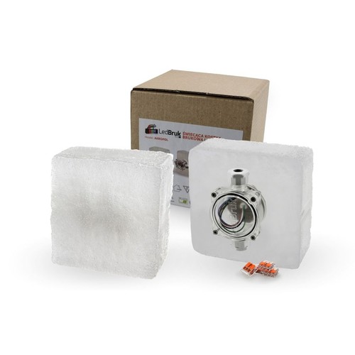 Outlet: LED Sten Til Belægning (140x140x60 mm) i RGBW, 24V, IP67