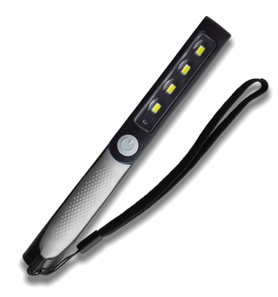 Outlet: Opladelig LED inspektionslampe og LED Lommelygte IP44