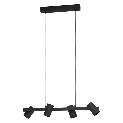Outlet: EGLO Gatuela Pendel Lampe 4xE14 I Sort