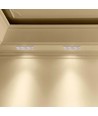 3xGU10 Lampe Rundt Hvid