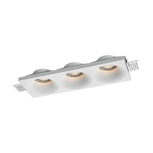 3xGU10 lampe runde hvid
