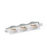 3xGU10 lampe runde hvid